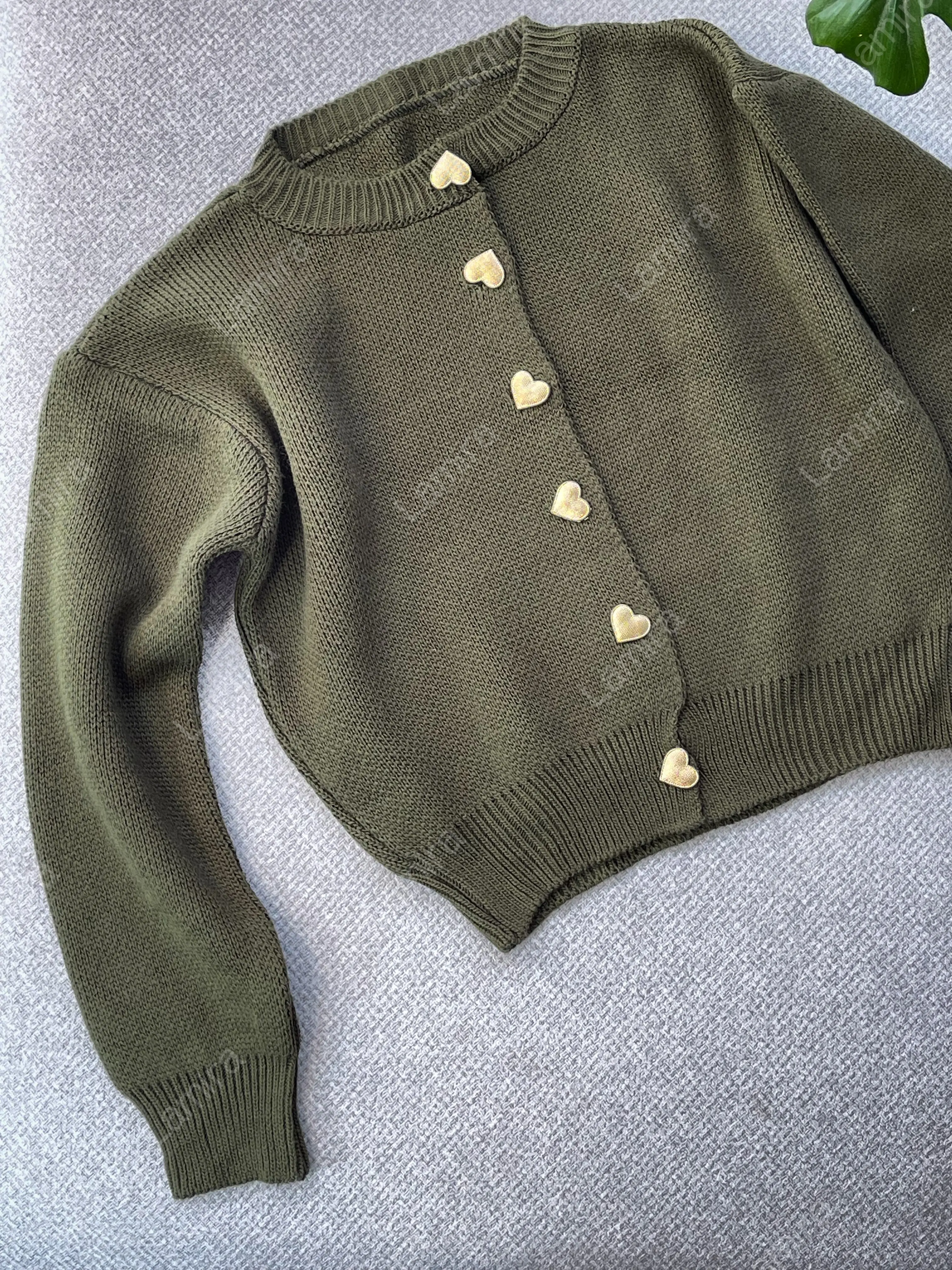 ژاکت بافت قلبی برند ترک